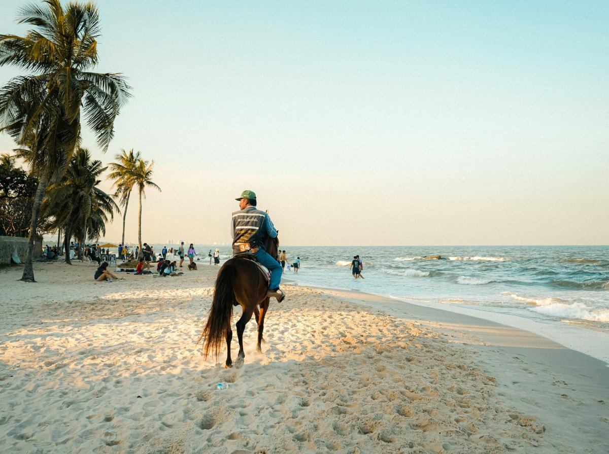 Paseos a Caballo al Atardecer en Playa Esmeralda