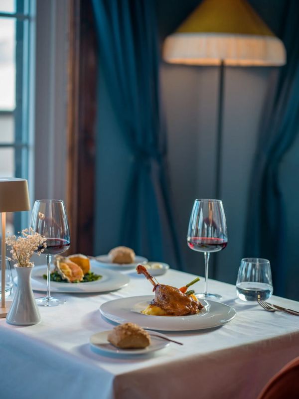 Plato individual presentado en el restaurante Brasserie de Dreams Playa Esmeralda Resort & Spa